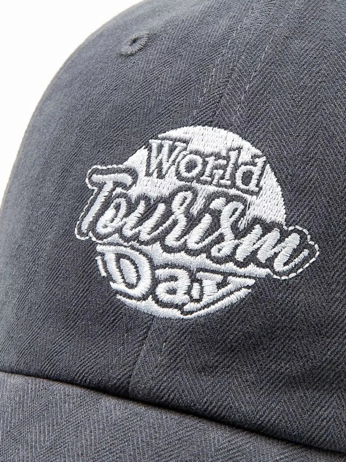 World Tourism Day Embroidered Baseball Cap by Partner Label