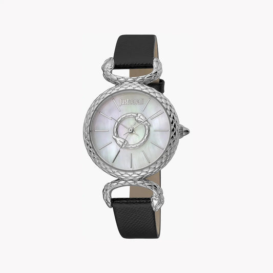 Just Cavalli Women's Leather Watch, White Dial | Jc1l148l0015 by JUST CAVALLI