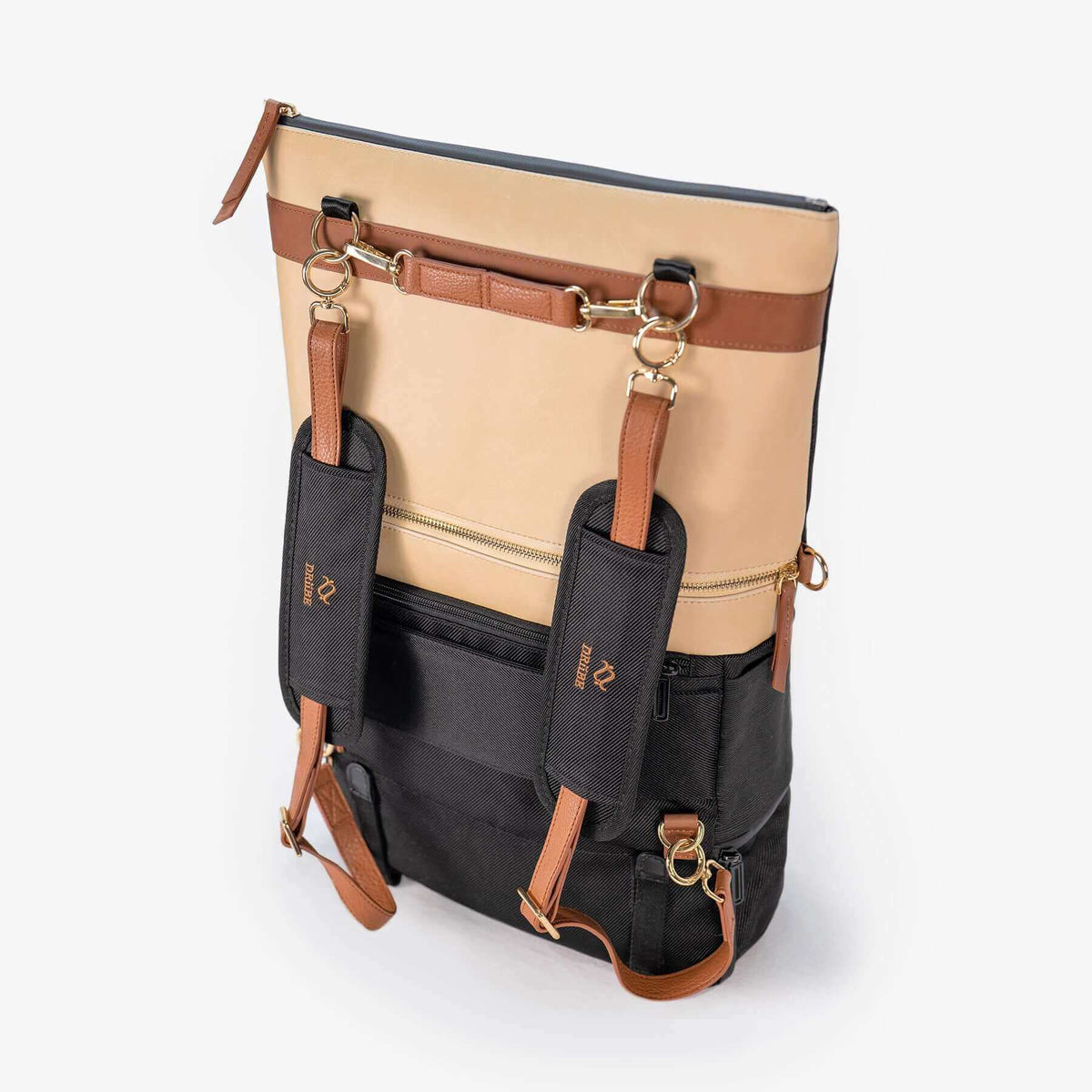 DAKOTA 3 in 1 Convertible Backpack Purse, Sand by DRiiBE