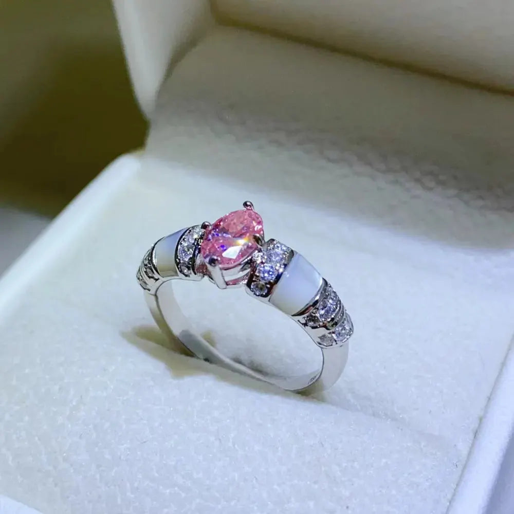 1 Carat Moissanite 925 Sterling Silver Ring by Partner Label