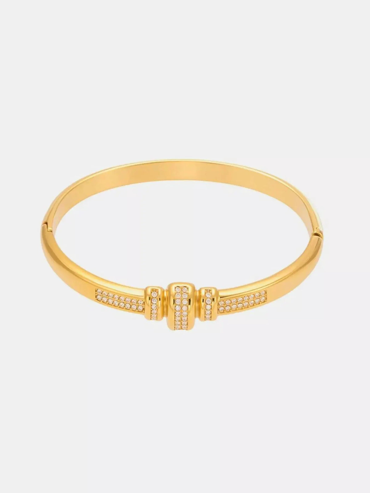 18K Gold-Plated Zircon Bracelet by Partner Label
