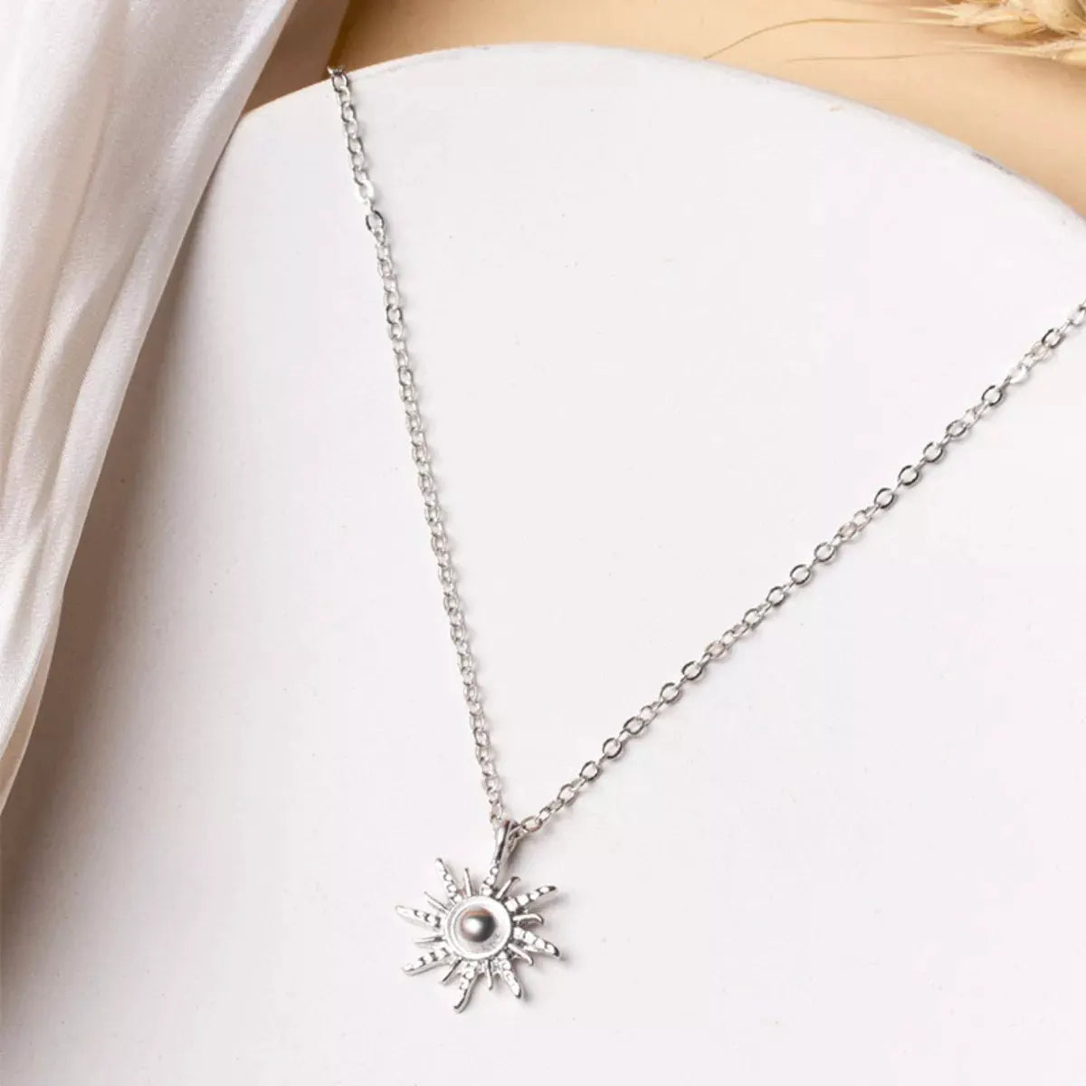 Sunburst Pendant Necklace by Partner Labels