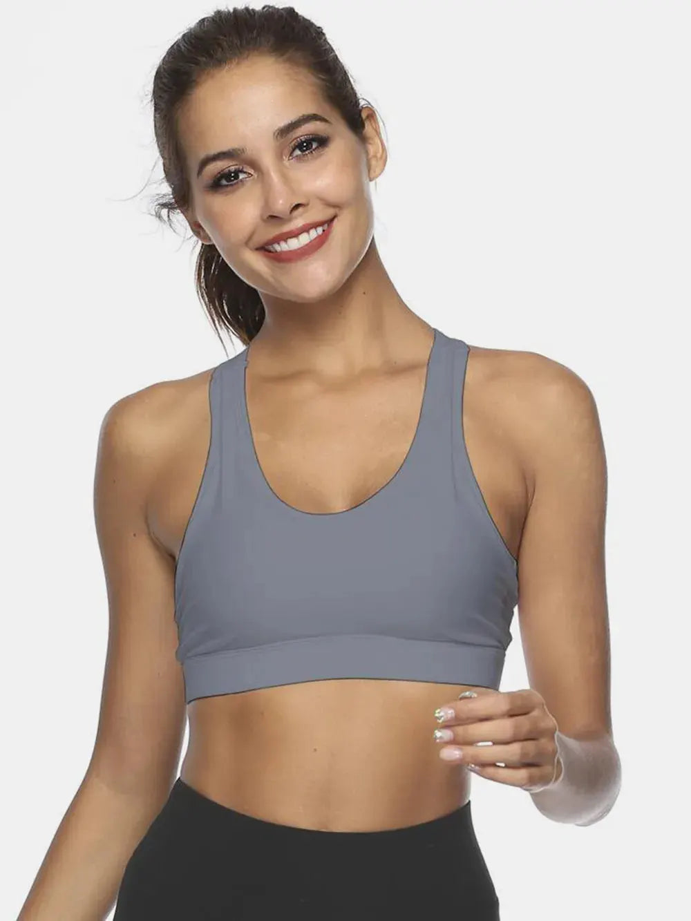 Cutout Scoop Neck Active Tank by Partner Label
