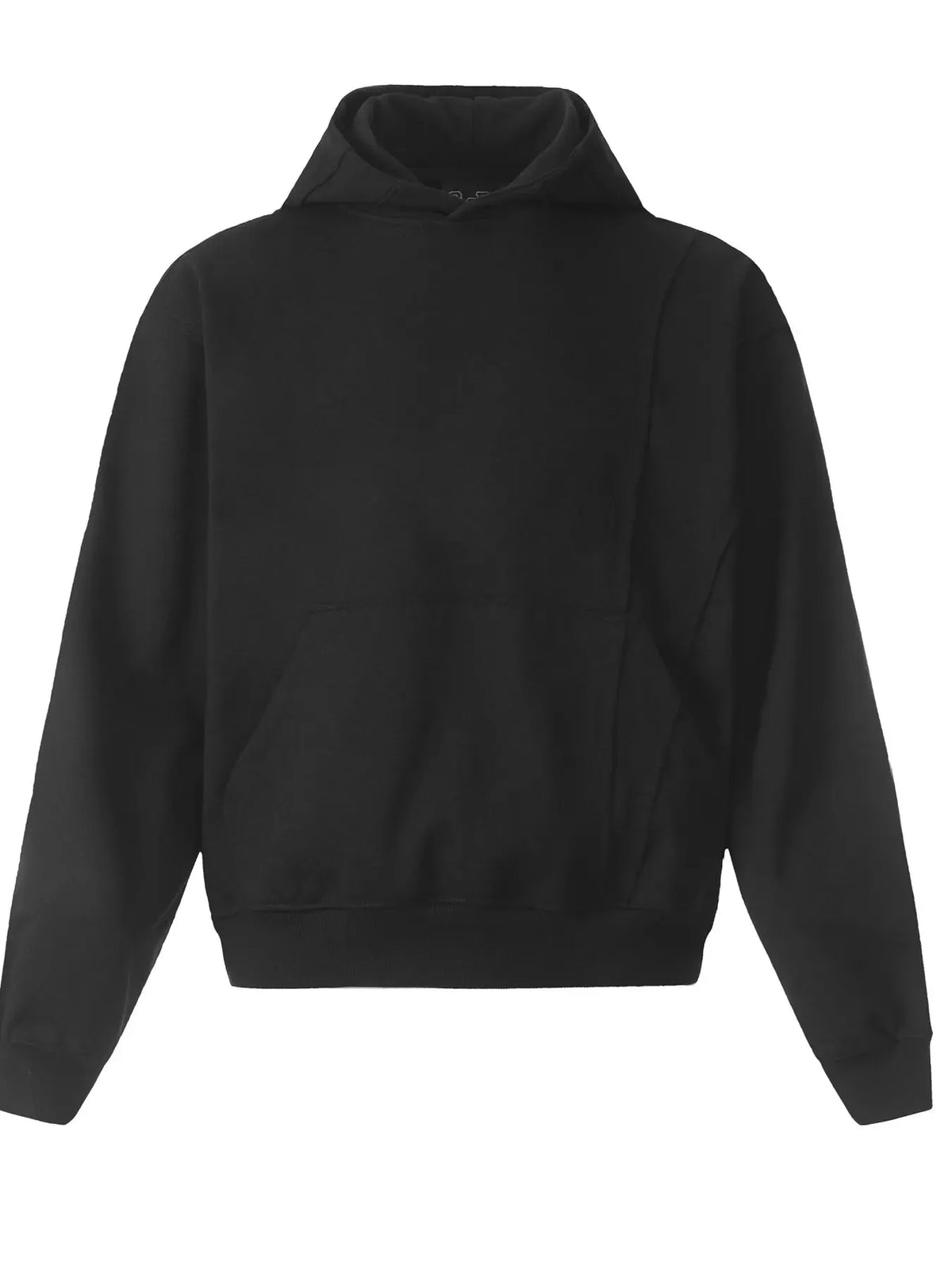 Men's Long Sleeve Hoodie with Kangaroo Pocket by Trendsi