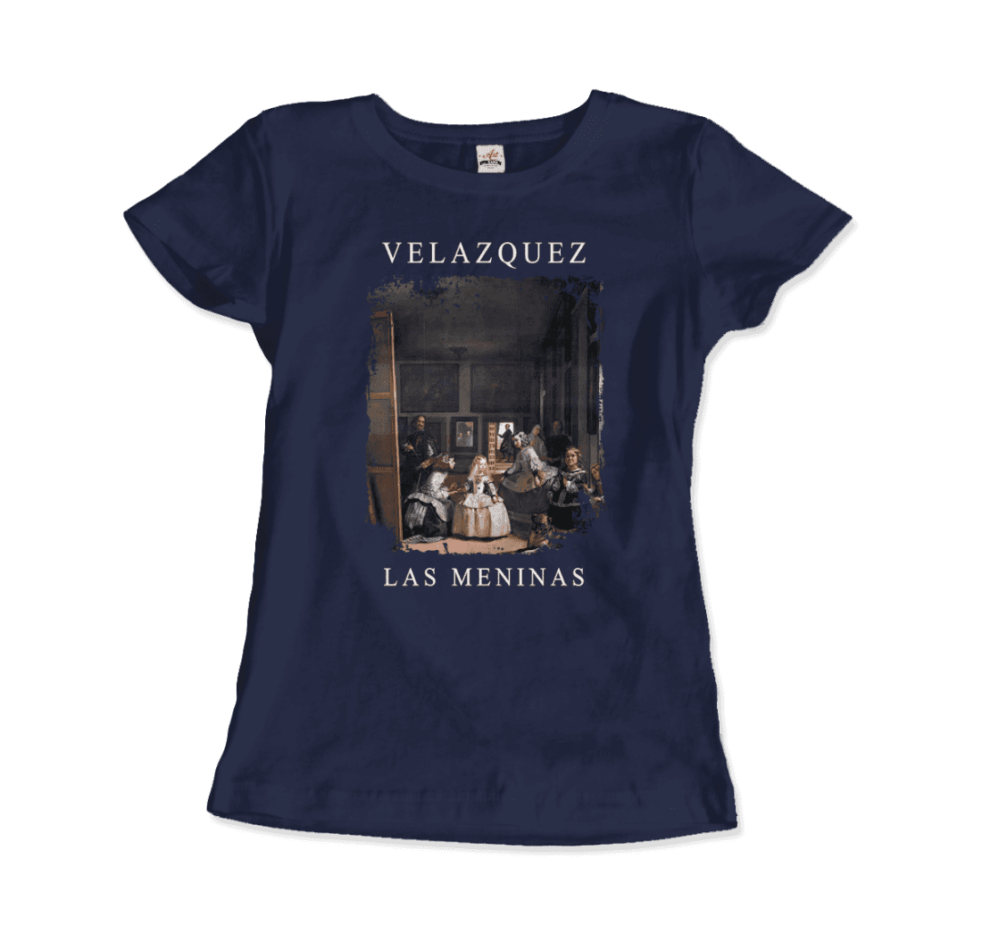 Diego Velazquez Las Meninas (Ladies-in-Waiting), 1656 artwork t-shirt by Art-O-Rama Shop
