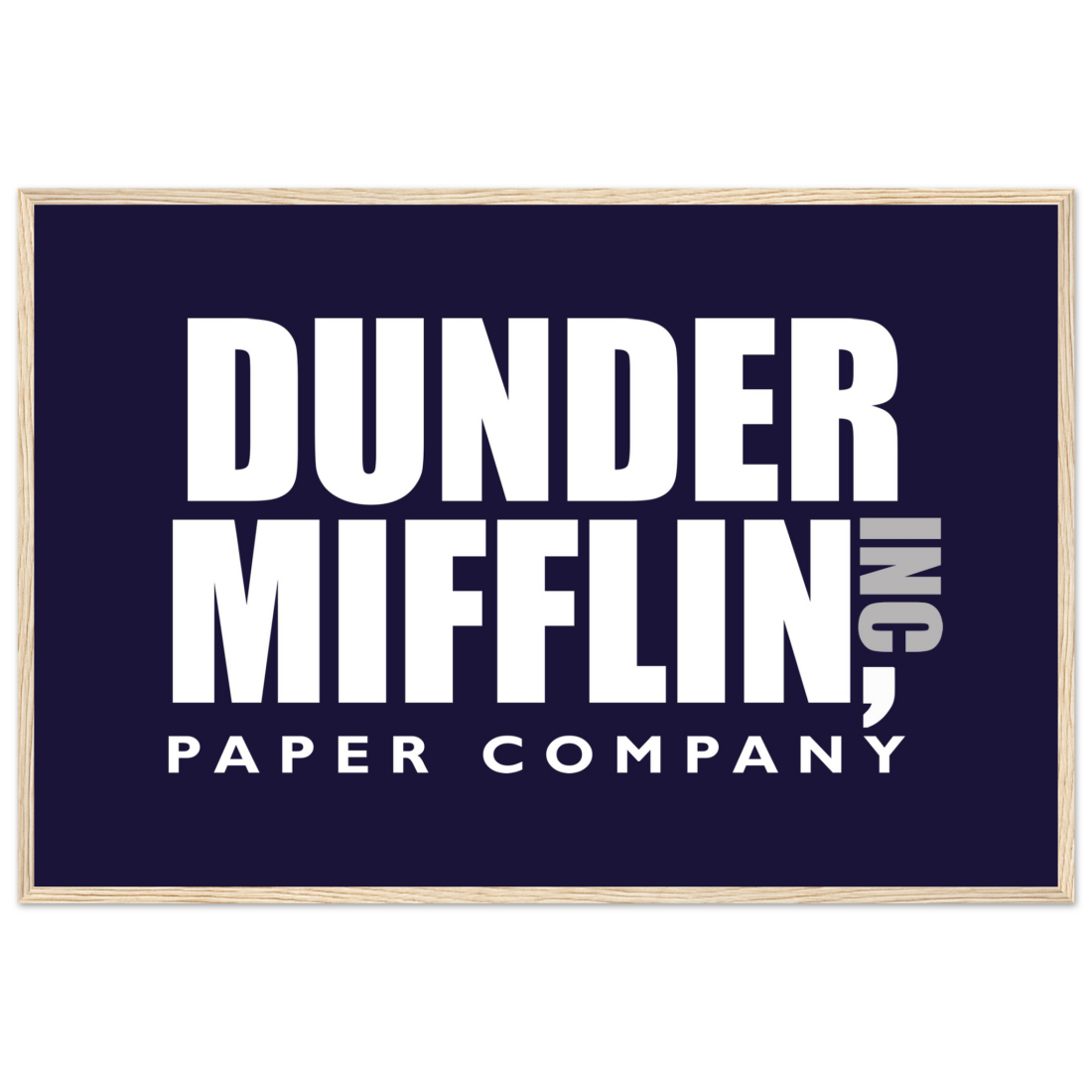 Dunder Mifflin Paper Company, Inc from the Office poster by Art-O-Rama Shop