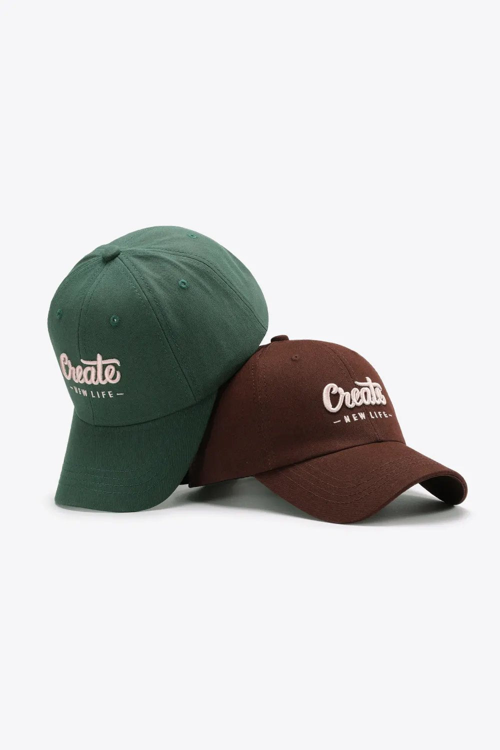 CREATE NEW LIFE Adjustable Cotton Baseball Cap by Partner Label