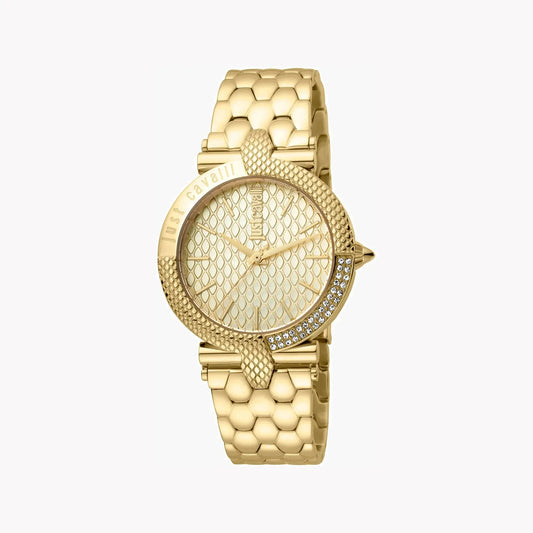 Just Cavalli Women's Gold Watch, Champagne Dial | Jc1l105m0075 by JUST CAVALLI