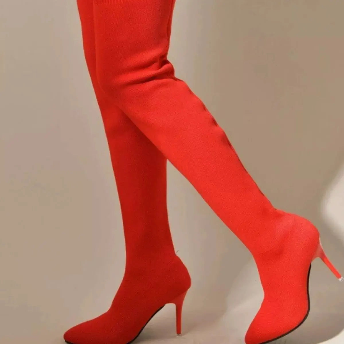 Point Toe Stiletto Boots by Partner Label