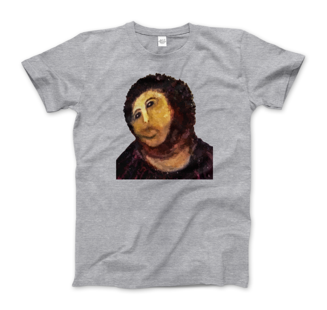 Ecce Homo (Behold the Monkey Ecce Mono) art t-shirt by Art-O-Rama Shop