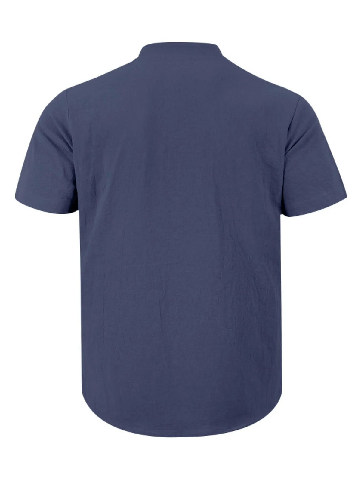 Men's Full Size Button Detail Short Sleeve Shirt Plus Size by Trendsi