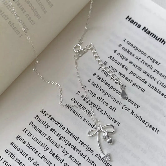 Bowknot Pendant Necklace by Partner Labels