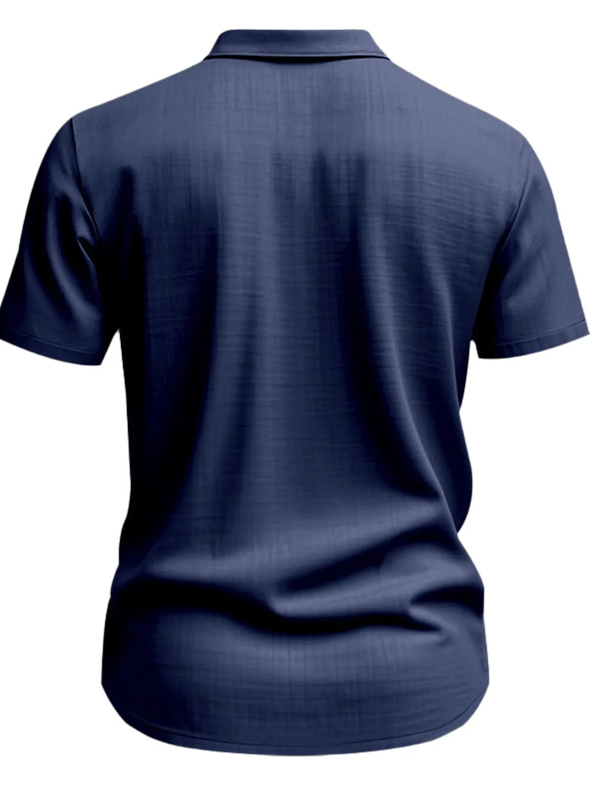 Men's Full Size Short Sleeve Shirt with Pockets Plus Size by Trendsi