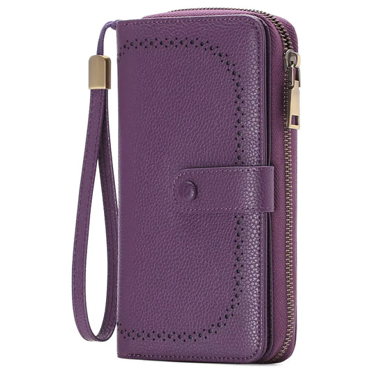 Leather Long Wallet by Partner Label