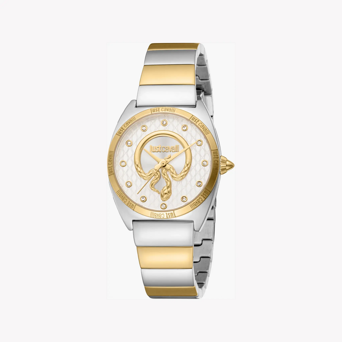 Just Cavalli Women's Two-Tone Watch, Silver Dial | Jc1l329m0075 by JUST CAVALLI