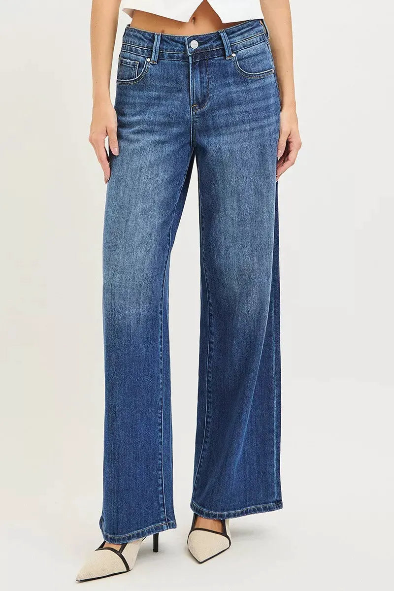 RISEN Slouchy Baggy Jeans with Pockets by RISEN