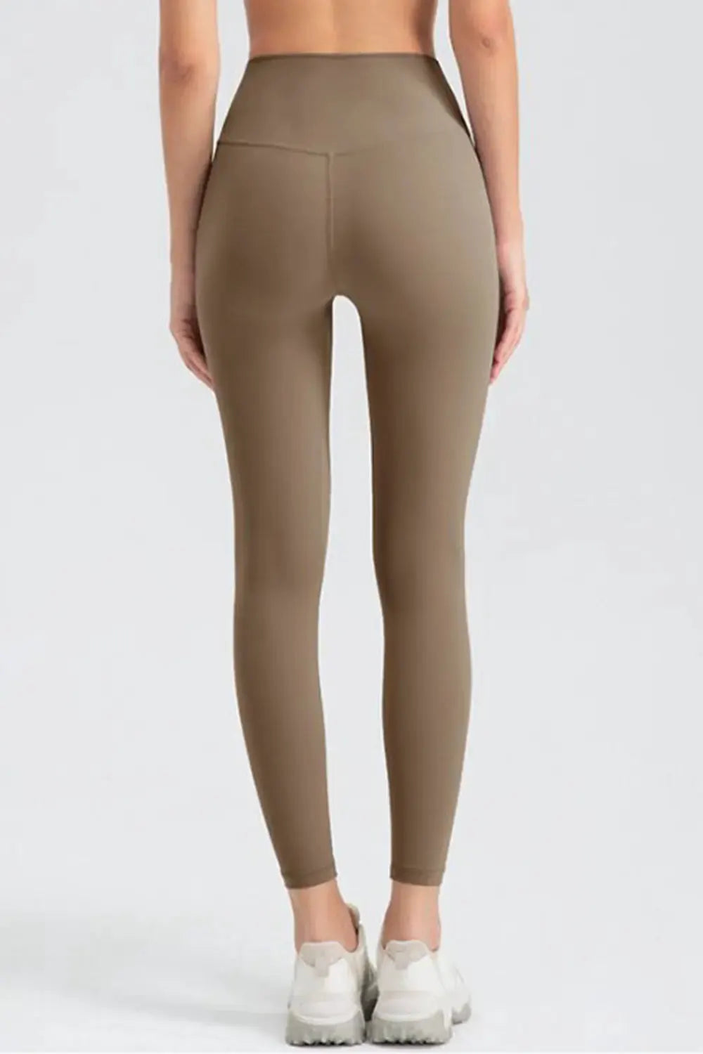 Wide Waistband Slim Fit Active Leggings by Partner Label