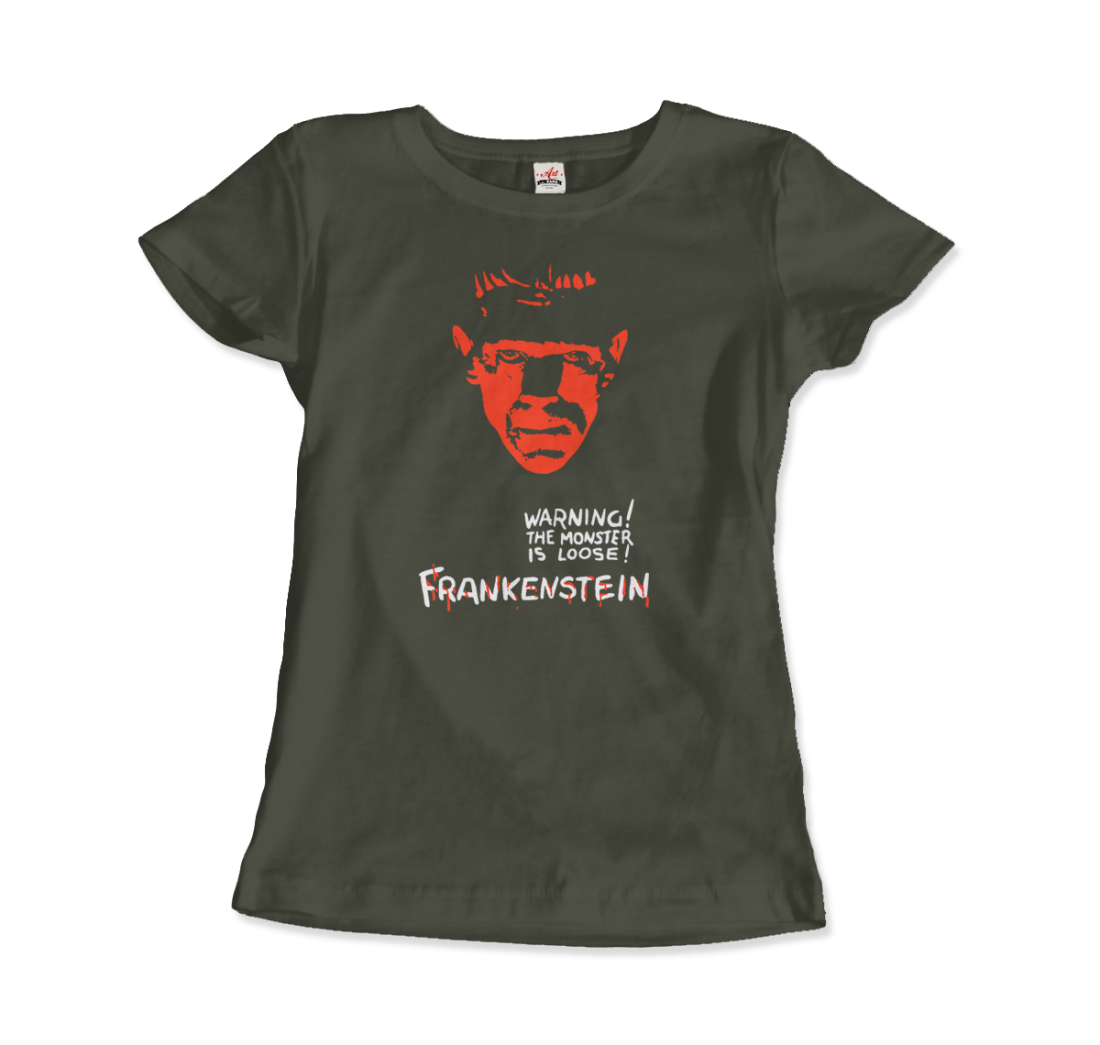 Frankenstein 30s Sci-Fi Horror movie t-shirt by Art-O-Rama Shop