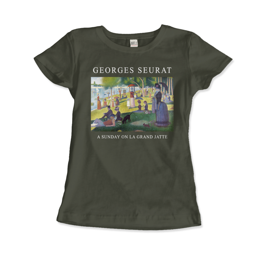 Georges Seurat Sunday on La Grand Jatte art t-shirt by Art-O-Rama Shop