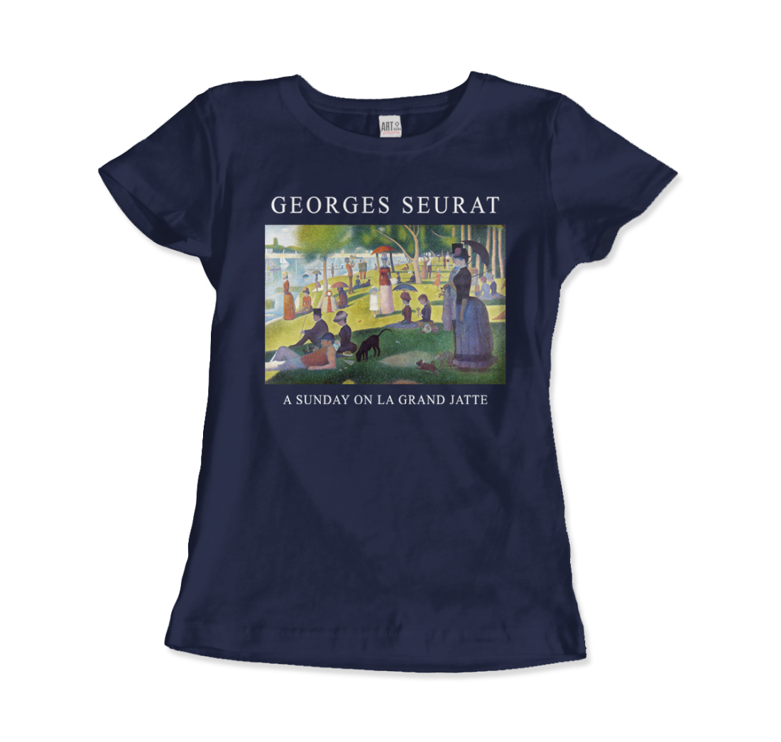 Georges Seurat Sunday on La Grand Jatte art t-shirt by Art-O-Rama Shop