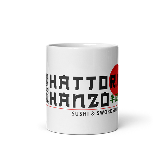 Hattori Hanzo, Sushi and Swordsmithing from Kill Bill Mug by Art-O-Rama Shop