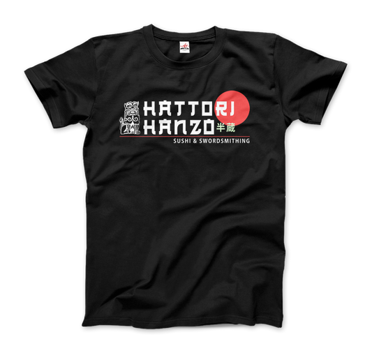 Hattori Hanzo, Sushi and Swordsmithing from Kill Bill t-shirt by Art-O-Rama Shop