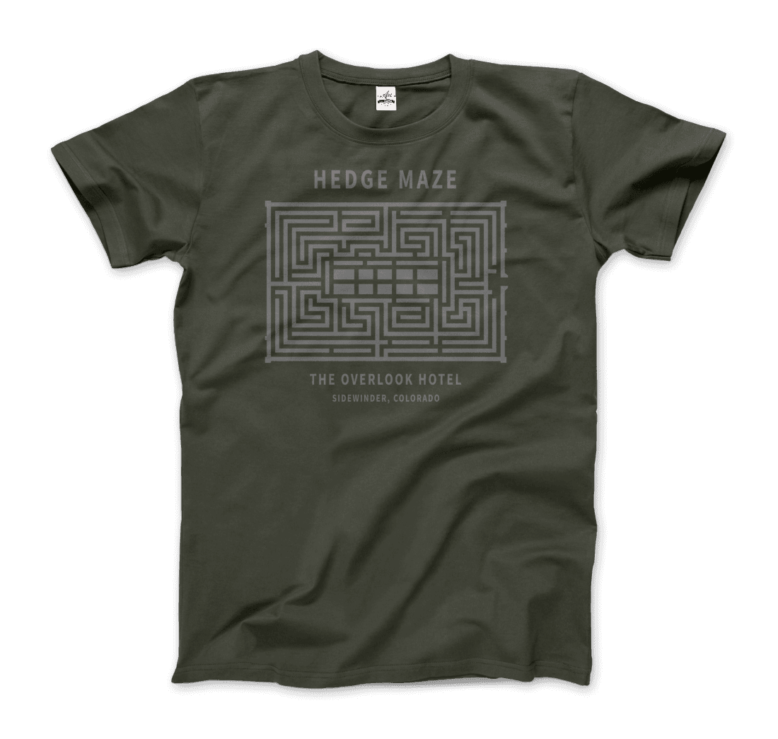 Hedge Maze, the Overlook Hotel the Shining movie t-shirt by Art-O-Rama Shop