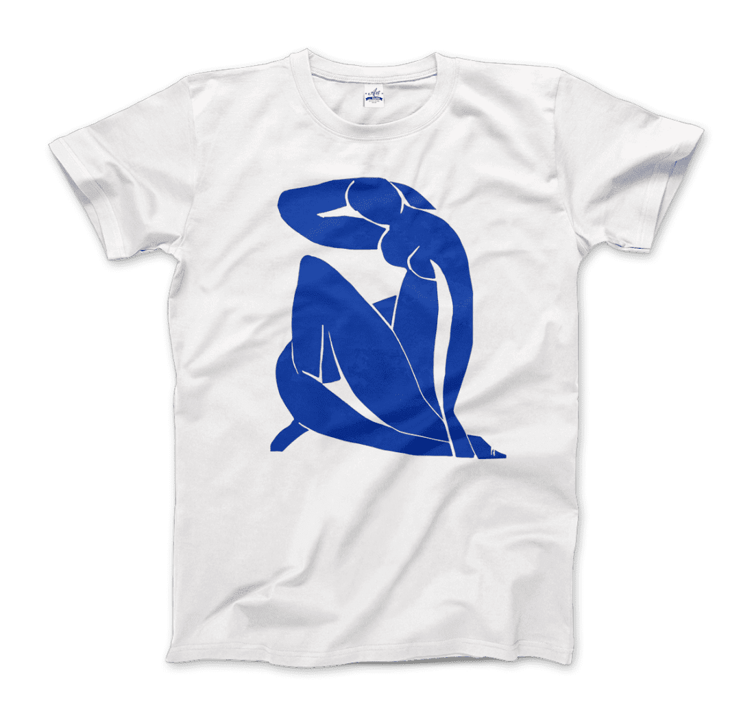 Henri Matisse Blue Nude 1952 artwork t-shirt by Art-O-Rama Shop