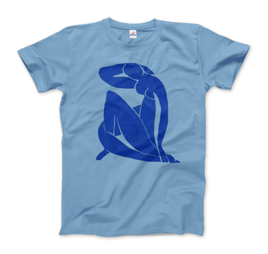 Henri Matisse Blue Nude 1952 artwork t-shirt by Art-O-Rama Shop