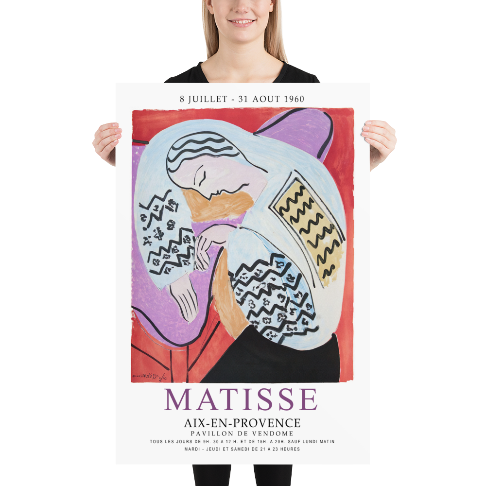Henri Matisse the Dream Aix-En-Provence exhibition poster by Art-O-Rama Shop