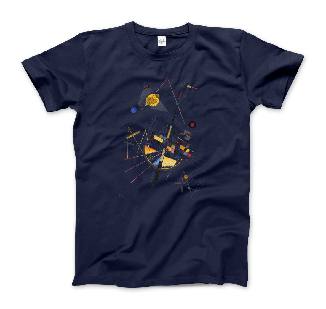 Kandinsky Delicate Tension. No. 85 1923 artwork t-shirt by Art-O-Rama Shop