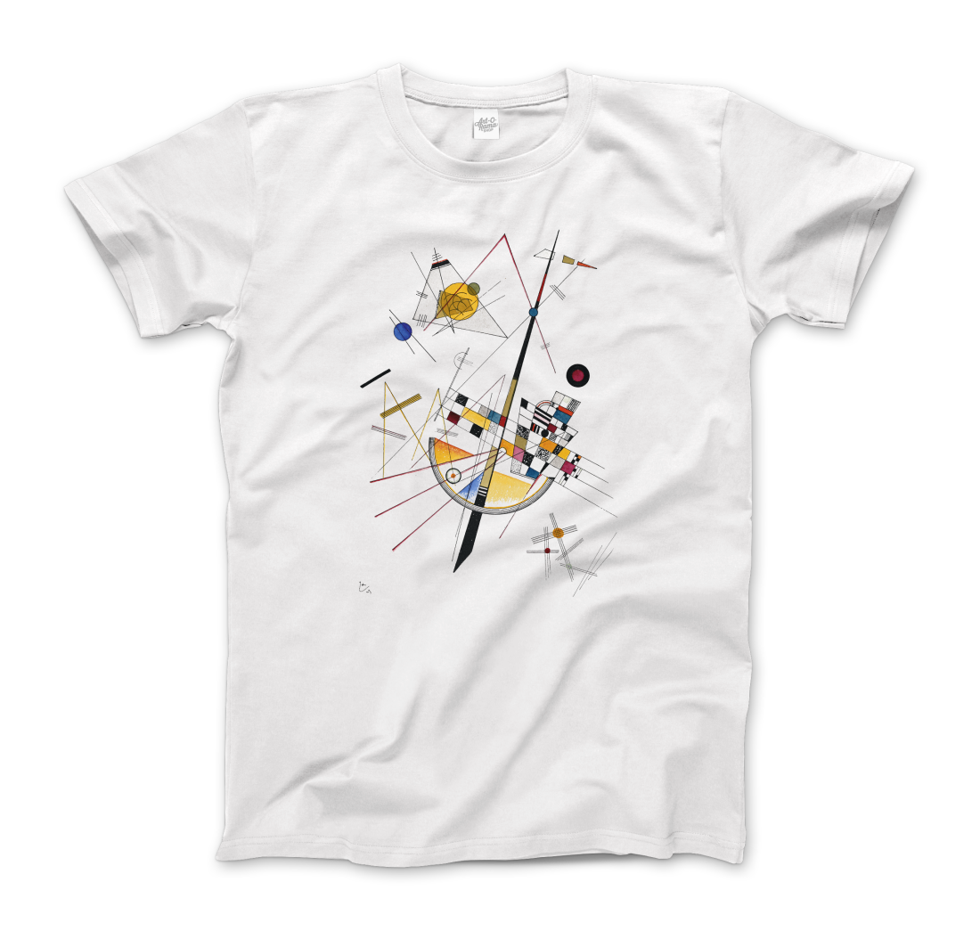 Kandinsky Delicate Tension. No. 85 1923 artwork t-shirt by Art-O-Rama Shop