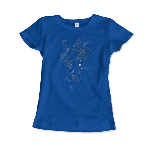 Kandinsky Figure Blanche (White Figure) 1938 artwork t-shirt by Art-O-Rama Shop