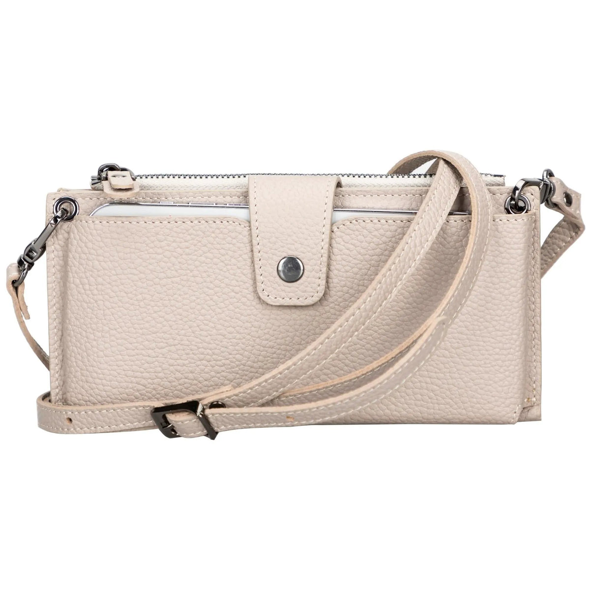 Kaycee Leather Women's Cell Phone Wallet with Strap by TORONATA