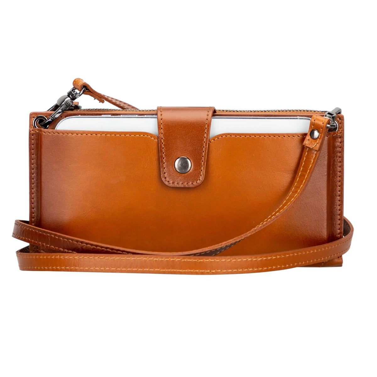 Kaycee Leather Women's Cell Phone Wallet with Strap by TORONATA