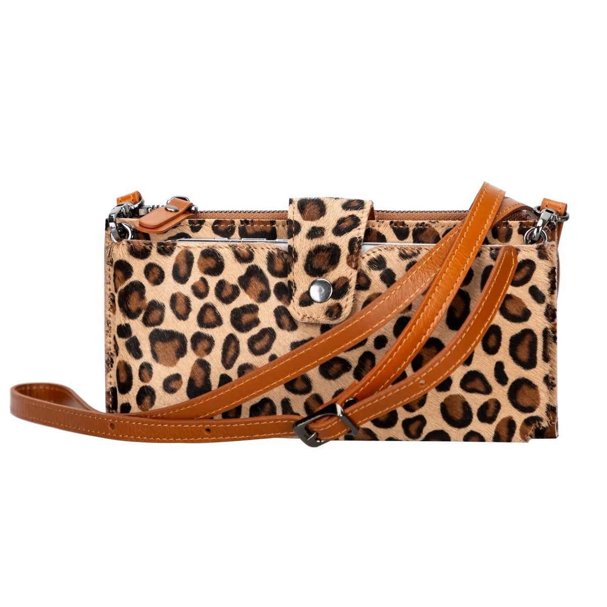 Kaycee Leather Women's Cell Phone Wallet with Strap by TORONATA
