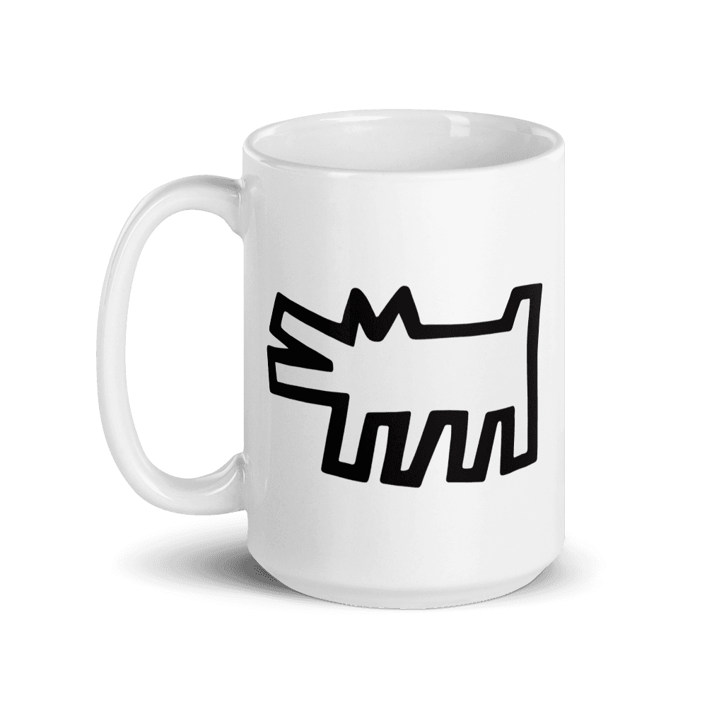 The Barking Dog Icon, 1990 Street Art Mug by Art-O-Rama Shop