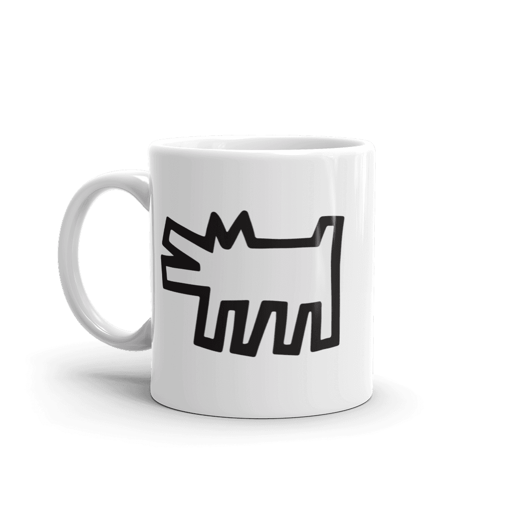 The Barking Dog Icon, 1990 Street Art Mug by Art-O-Rama Shop