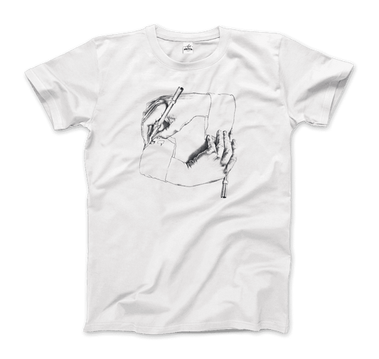 MC Escher Hand Drawing Hand art t-shirt by Art-O-Rama Shop