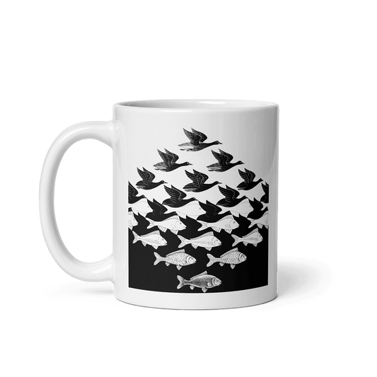 MC Escher Sky and Water I Art Mug by Art-O-Rama Shop