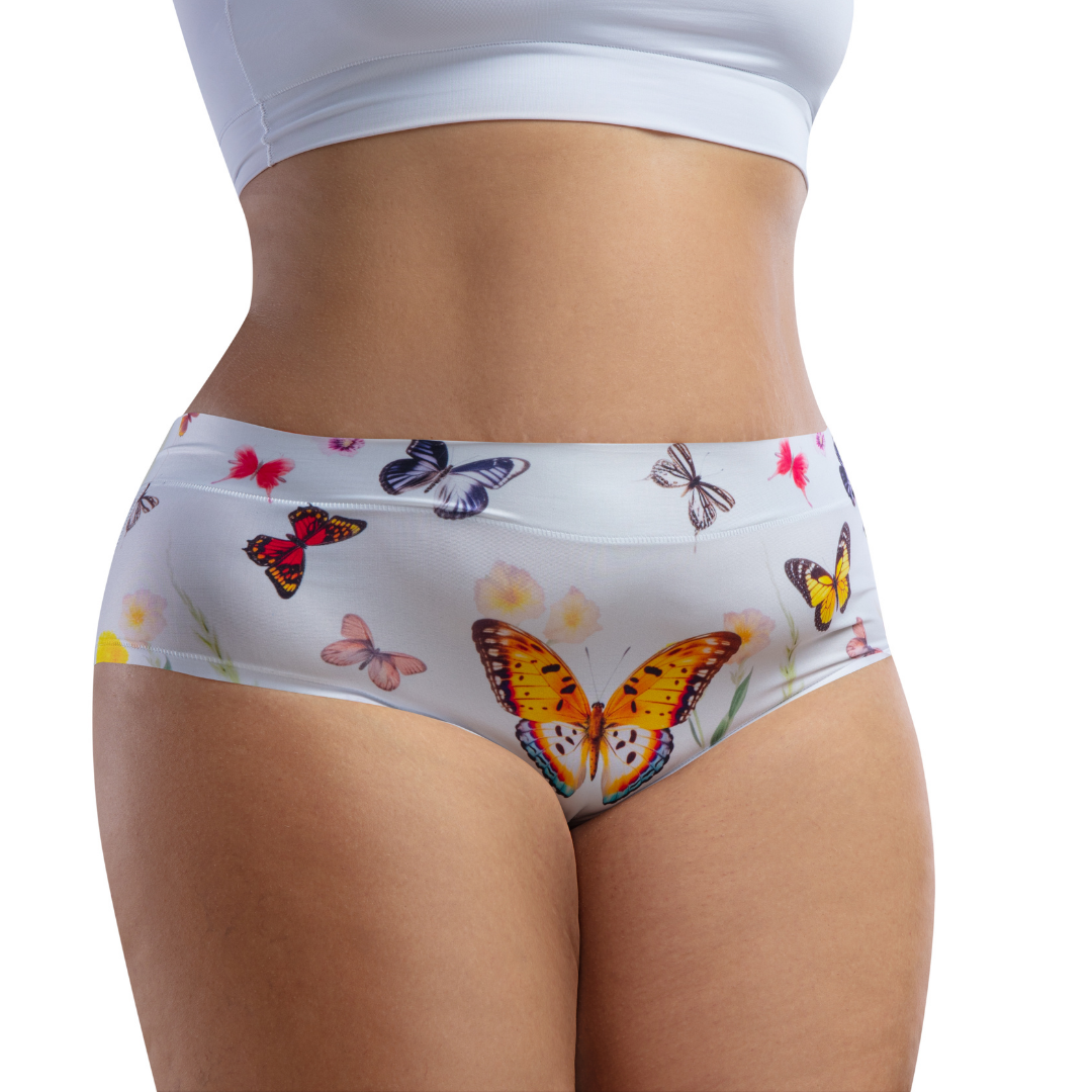Memème Women’s Ultra-Comfortable Butterfly– Bliss - Queen Size Panties | Breathable Cotton Crotch, Stretchy Fit by Mememe