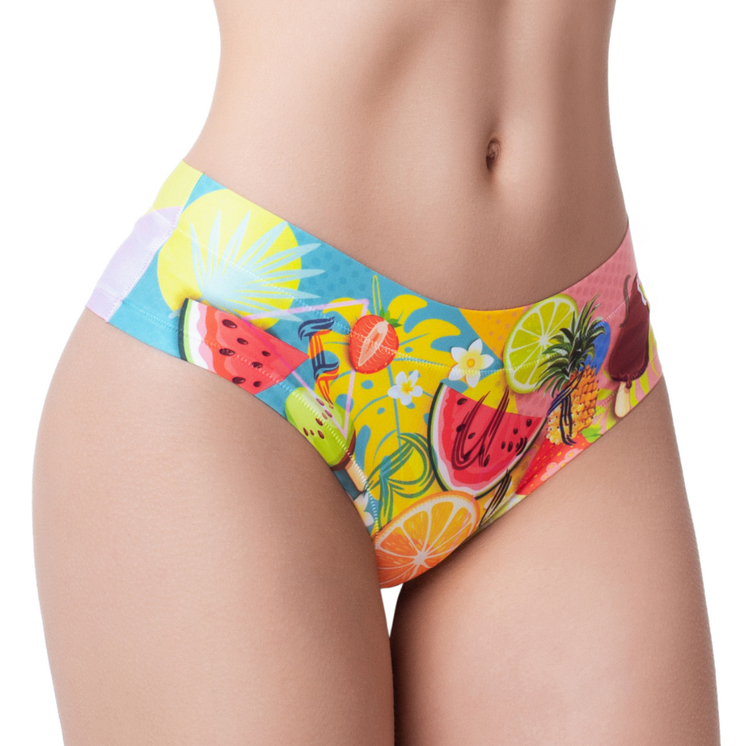Memème Women’s Ultra-Comfortable FRESH SUMMER - Mix - Panties | Breathable Cotton Crotch, Stretchy Fit, No Elastic Bands by Mememe