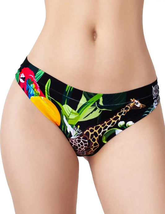 Memème Women’s Ultra-Comfortable JUMANJI - Zoo - Panties | Breathable Cotton Crotch, Stretchy Fit, No Elastic Bands by Mememe