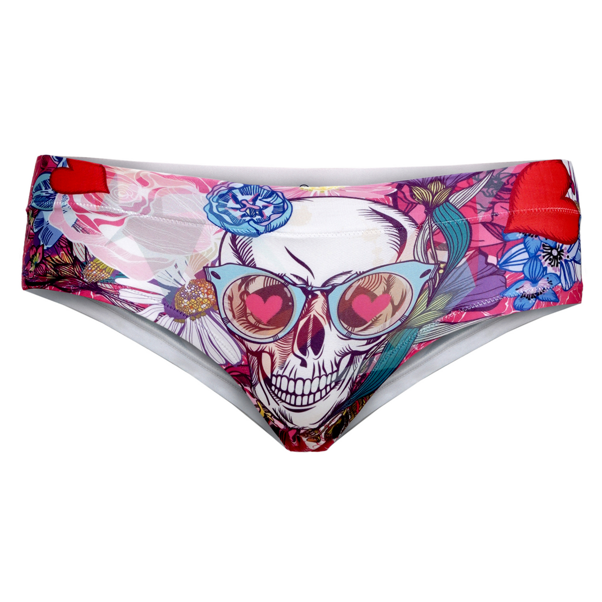 Memème Women’s Ultra-Comfortable SKULLS LOVERS - Monster - Panties | Breathable Cotton Crotch, Stretchy Fit by Mememe