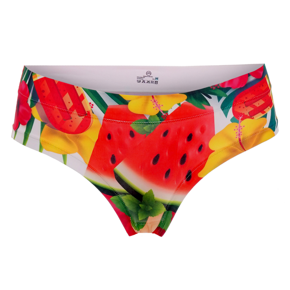 Memème Women’s Ultra-Comfortable SUMMER FRUITS - Watermelon Ice Cream - Panties | Breathable Cotton Crotch, Stretchy Fit by Mememe