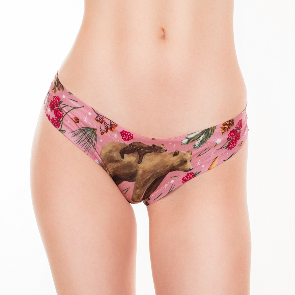 Memème Women’s Ultra-Comfortable WINTER FAIRYTALE - Bear - Panties | Breathable Cotton Crotch, Stretchy Fit by Mememe
