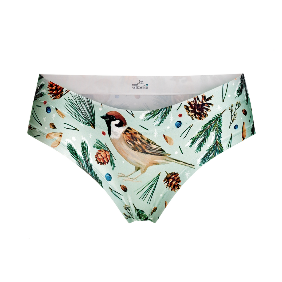 Memème Women’s Ultra-Comfortable WINTER FAIRYTALE - Sparrow - Panties | Breathable Cotton Crotch, Stretchy Fit by Mememe