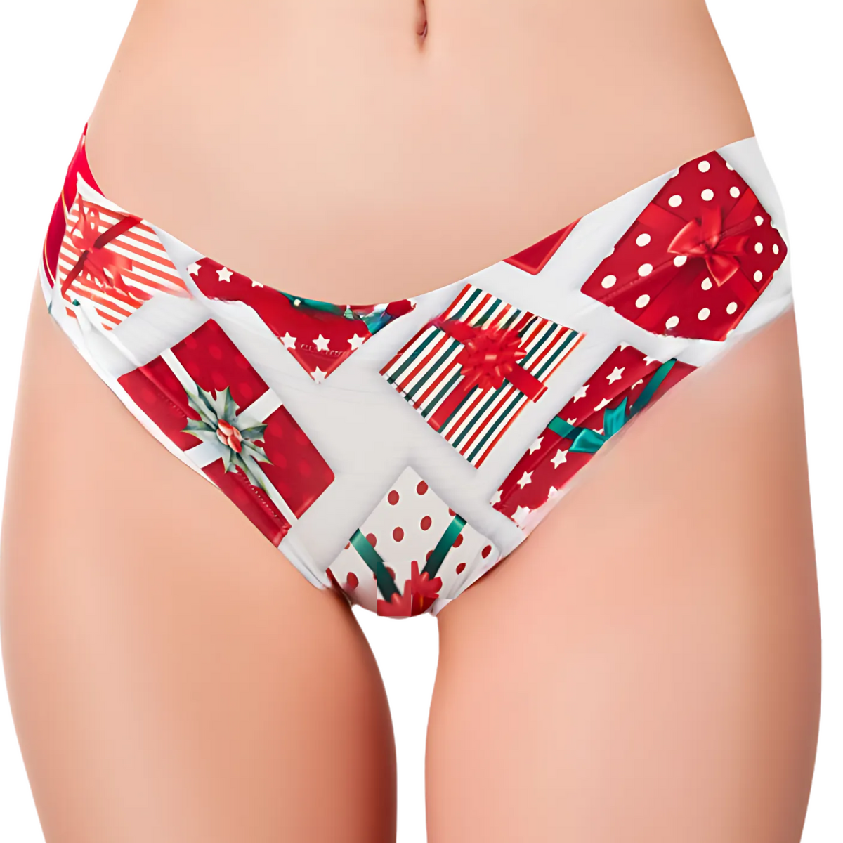 Memème Women’s Ultra-Comfortable YOUR CHRISTMAS - Gift - Panties | Breathable Cotton Crotch, Stretchy Fit by Mememe