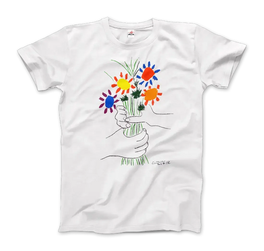 Pablo Picasso Bouquet of Peace 1958 artwork t-shirt by Art-O-Rama Shop