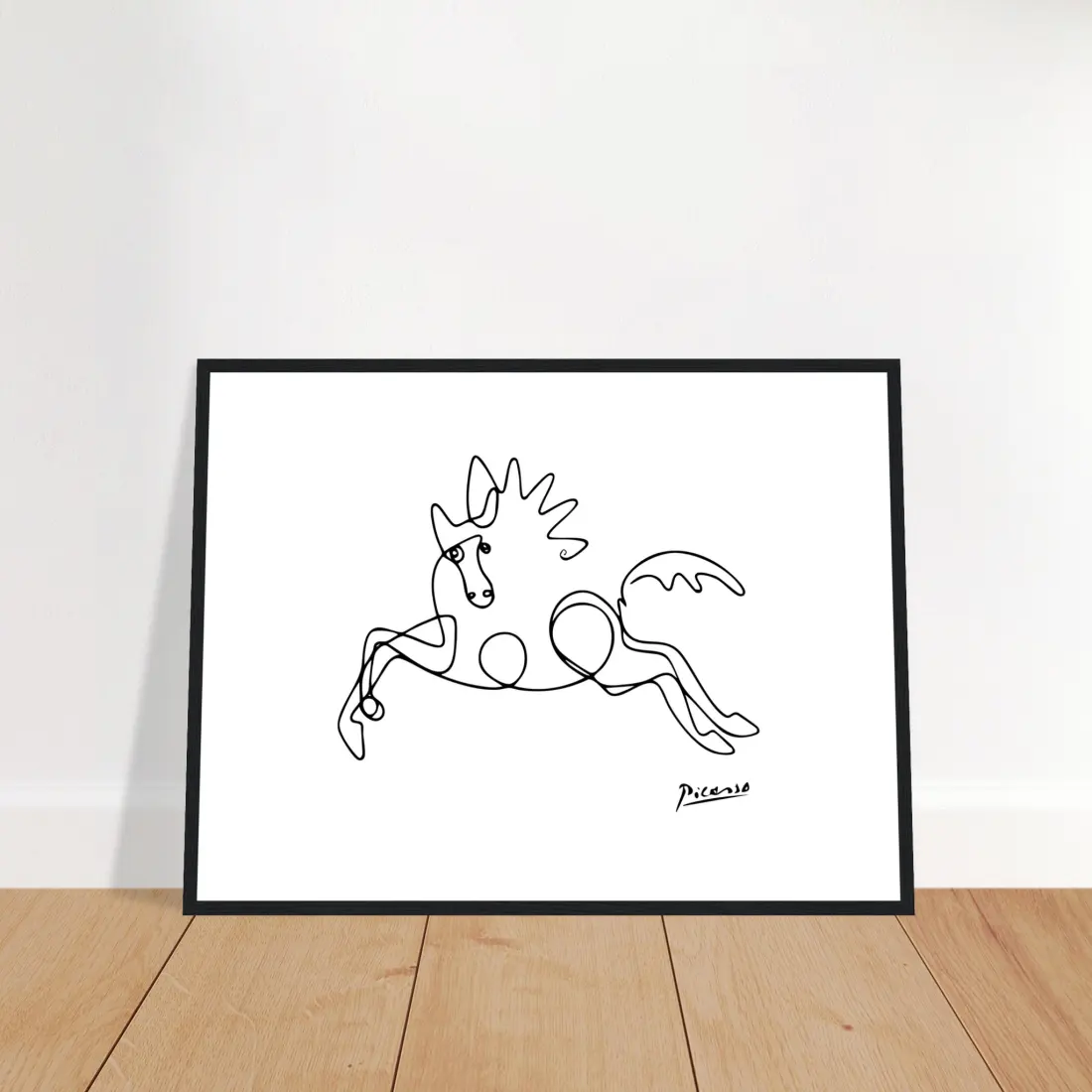 Pablo Picasso Horse Line art poster by Art-O-Rama Shop